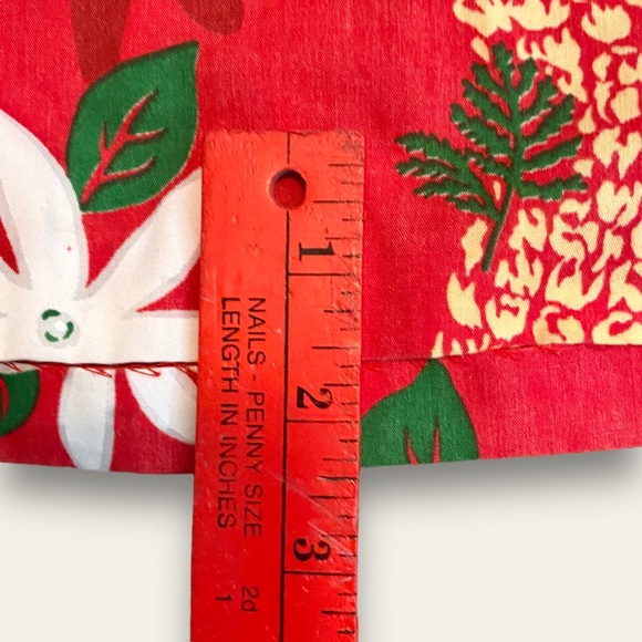 Vintage True Hawaiian Nui Nalu Hawaiian Floral Button Front Shirt - Picture 10 of 10